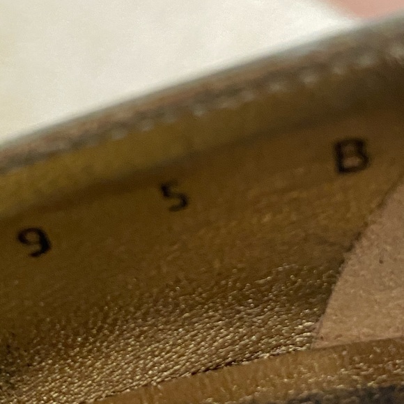 Ferragamo High Heeled Gold Shoes - Picture 8 of 8